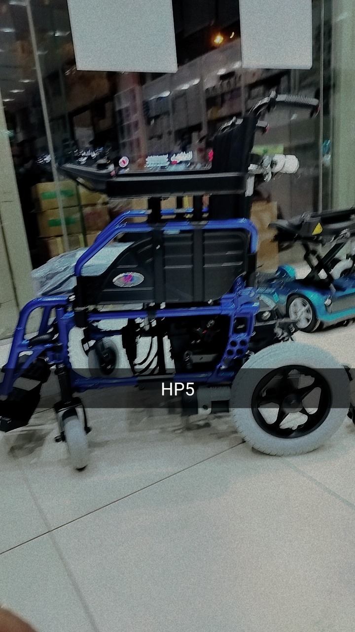 كرسي متحرك كهربائي باور هارت واي HP5 | يتحمل 150 كجم وبطارية 9 ساعات