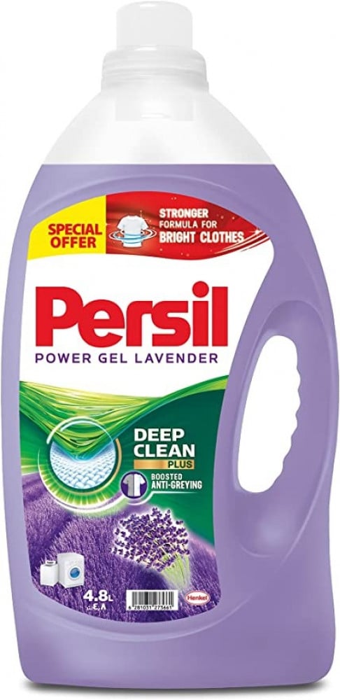 منظف غسيل جل من Persil برائحة اللافندر بقوام منخفض الرغوة 48 لتر