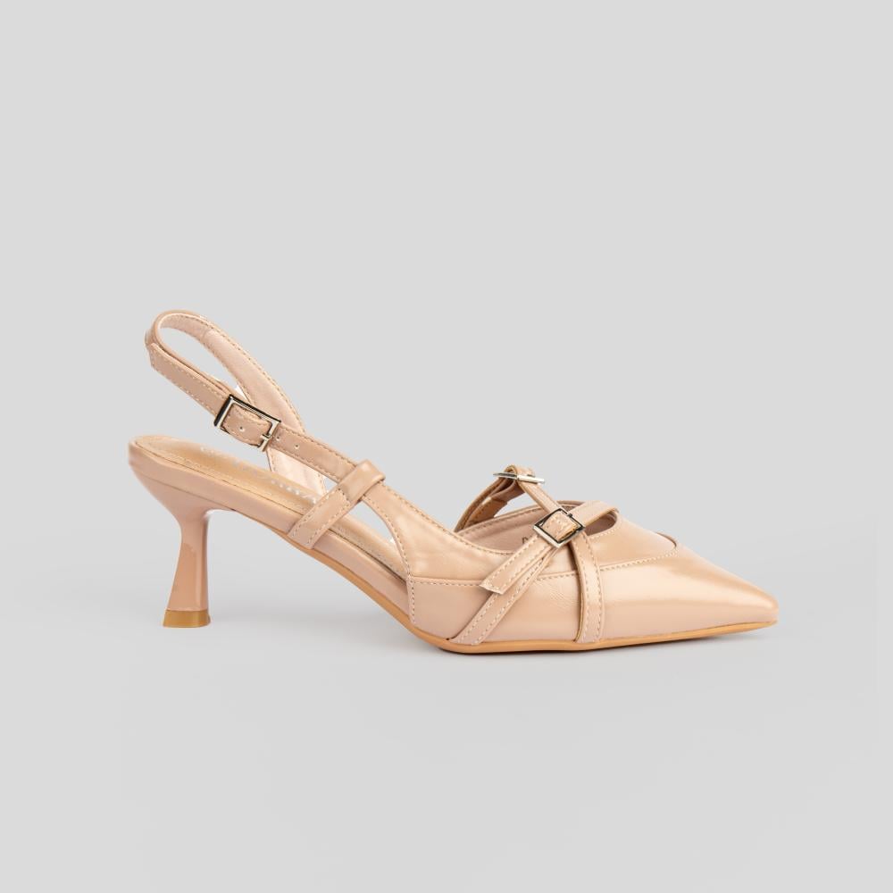 حذاء  كعب عالي بسير خلفي