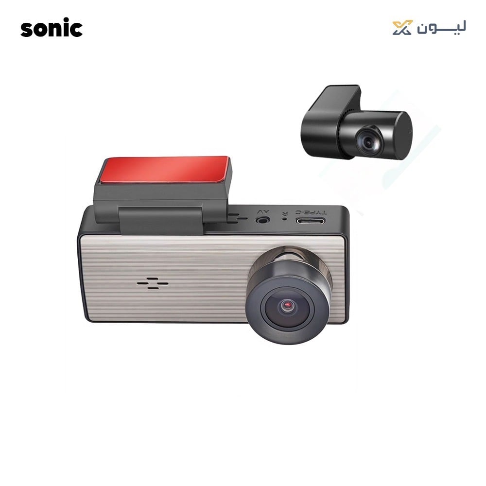 داش كام سونيك امامي + خلفي دقة 4K جودة عالية + OBD