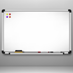 سبورة بيضاء مغناطيسية