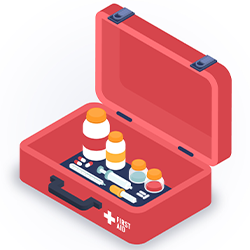 صندوق اسعافات أولية