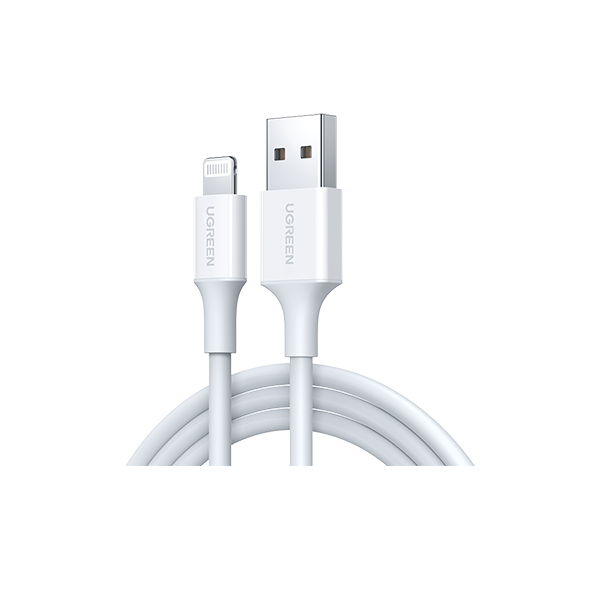 يوجرين سلك شاحن  USB إلى آيفون بطول 1 م | أبيض