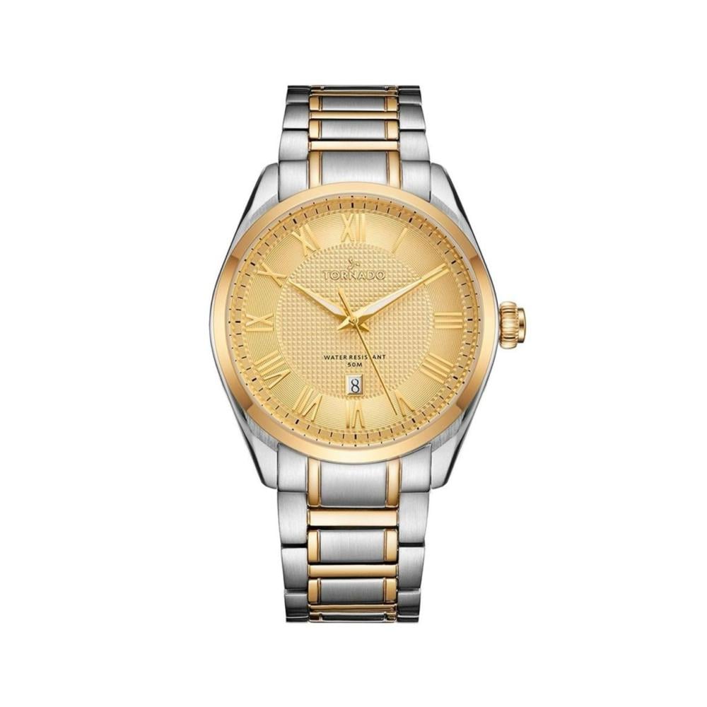 ساعة تورنادو للرجال بلون الشمبانيا |Tornado Men's Champagne Watch