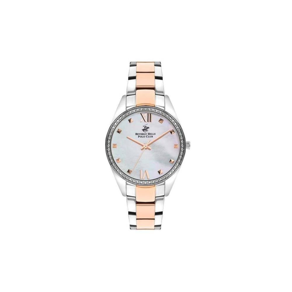 ساعة بيفرلي هيلز بولو كلوب بقرص أبيض للنساء|BEVERLY HILLS POLO CLUB Women's White Dial Watch