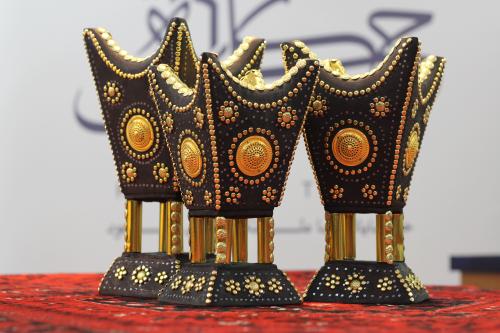 مباخر ملكية رشم طراز نجدي مسامير نحاس