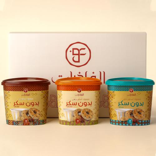 كرتون معمول أساور بدون سكر مشكل ( 12 ) علبة