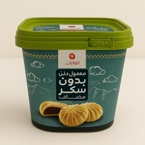 معمول دخن بدون سكر مضاف