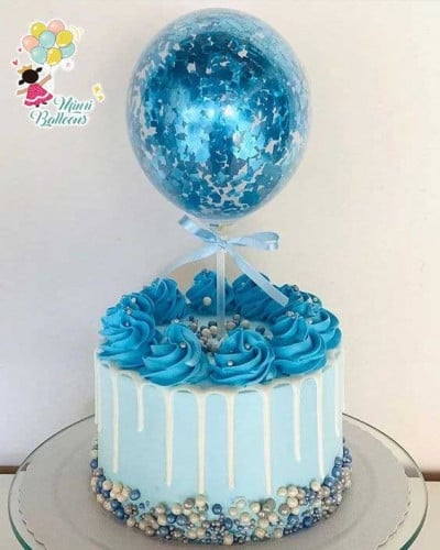 تغريسة بالون شفاف