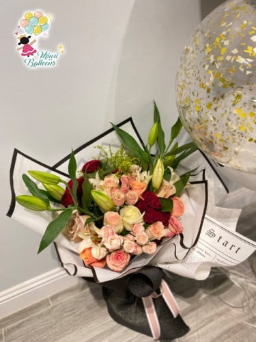 بوكية ورد متنوعة