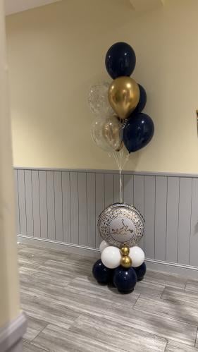 استاند بالون عيد كحلي