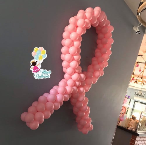 ديكور شعار سرطان الثدي