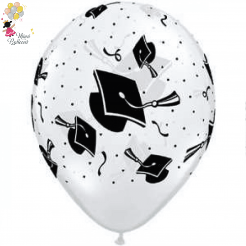 بالونات هيليوم تخرج شفاف