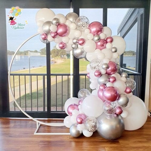 ديكور بالونات دائري