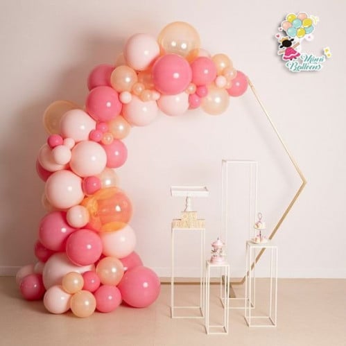 ديكور بالونات سداسي