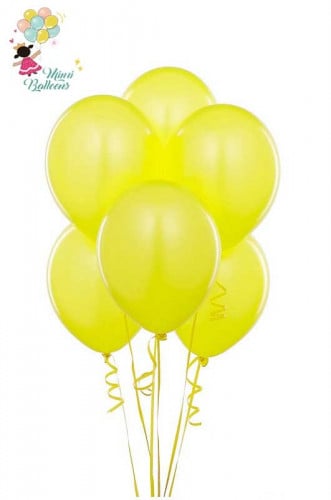 بالونات هيليوم اصفر