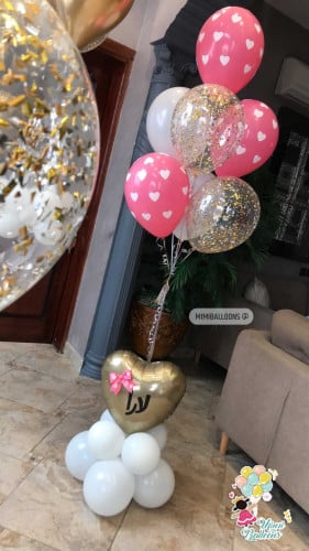 استاند بالونات مطبوع بالاسم