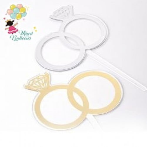 تغريسة دبلة خطوبة فضي