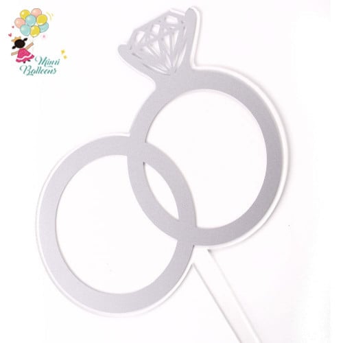 تغريسة دبلة خطوبة فضي