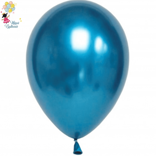 بالونات هيليوم كروم ازرق