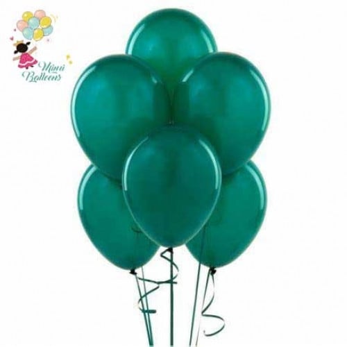 بالونات هيليوم اخضر غامق