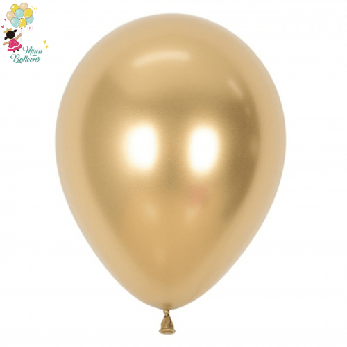 بالونات هيليوم كروم ذهبي