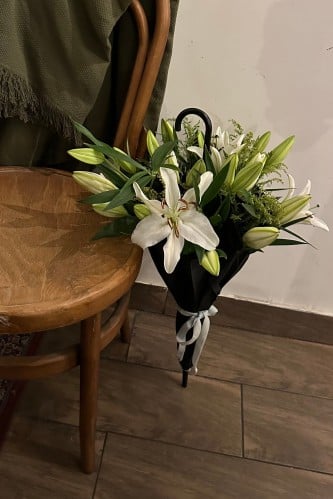 بوكيه المظلة كازابلانكا ☔️