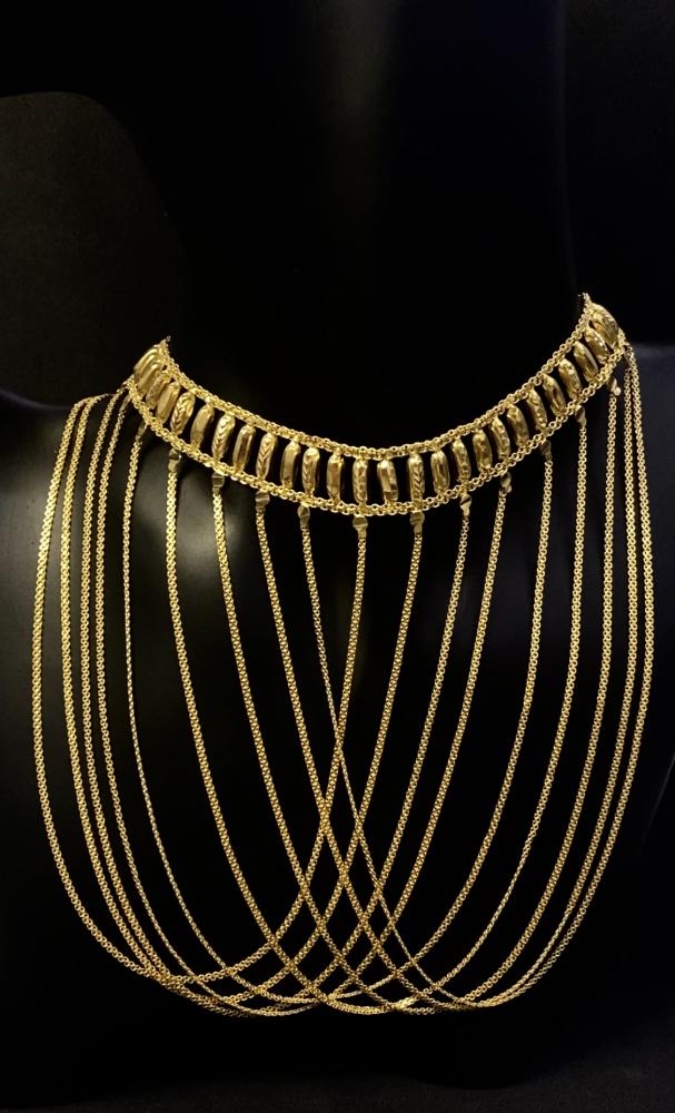 مخنق فخم عيار 21 وزن 27.1 جرام