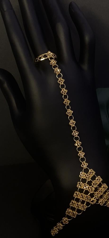 كف ذهب مميز عيار 21 وزن 7.59 جرام