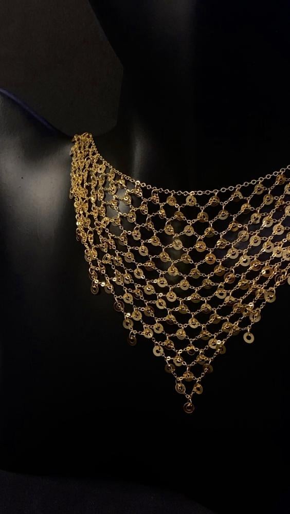 مخنق تصميم مميز عيار 21 وزن 13.51 جرام