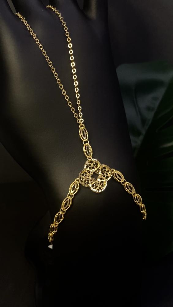 كف ذهب عيار 21 وزن 4.15 جرام