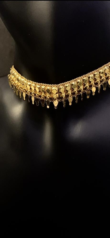 مخنق رمش العروس ناعم عيار 21 وزن 9.93 جرام