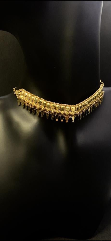 مخنق رمش العروس ناعم عيار 21 وزن 9.93 جرام