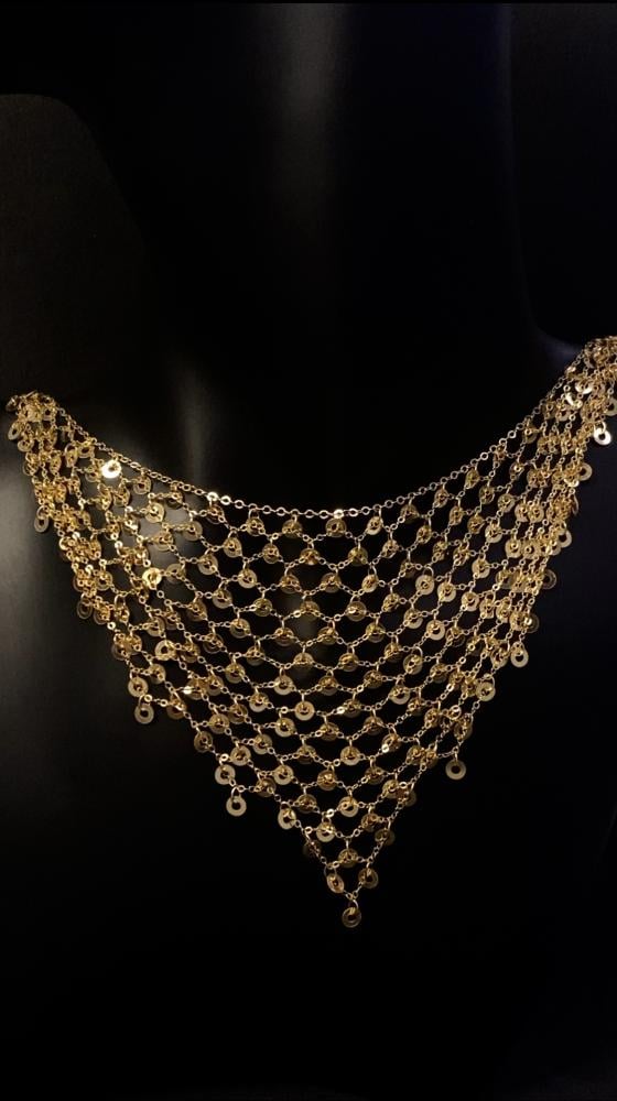 مخنق تصميم مميز عيار 21 وزن 13.51 جرام