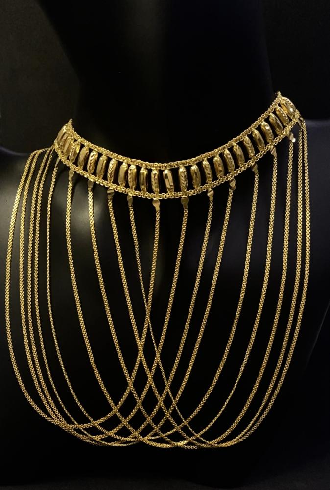 مخنق فخم عيار 21 وزن 27.1 جرام