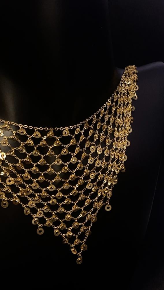 مخنق تصميم مميز عيار 21 وزن 13.51 جرام