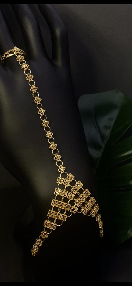 كف ذهب مميز عيار 21 وزن 7.59 جرام