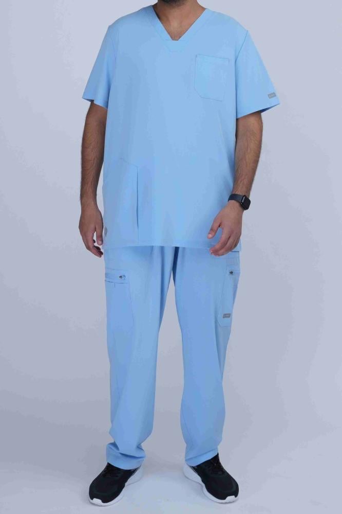 سكرب سوار مودرن رجالي ازرق فاتح ( سماوي )