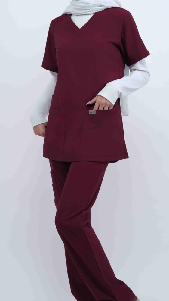 سكرب سوار أكتف نسائي عنابي