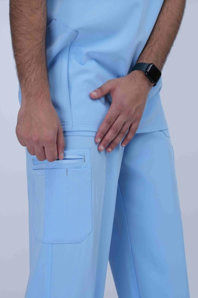 سكرب سوار مودرن رجالي ازرق فاتح ( سماوي )