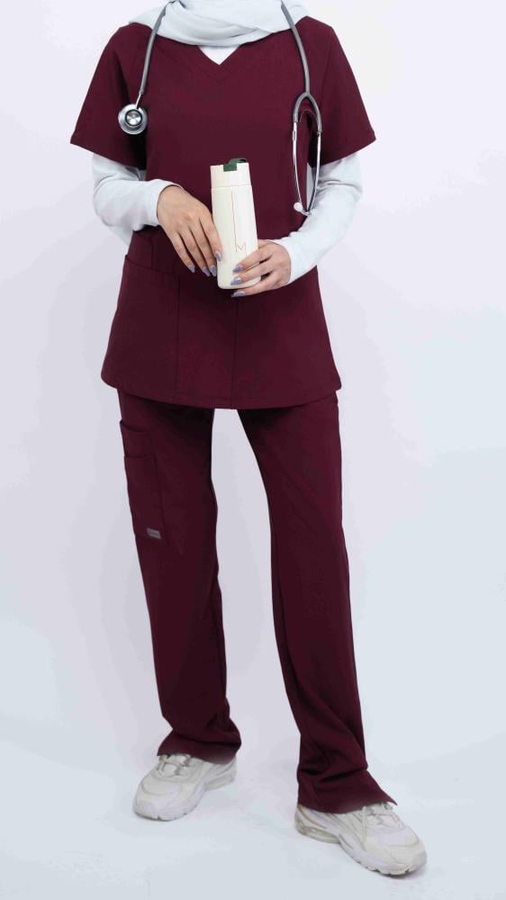 سكرب سوار أكتف نسائي عنابي