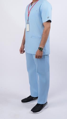 سكرب سوار الفاخر رجالي أزرق فاتح (سماوي)