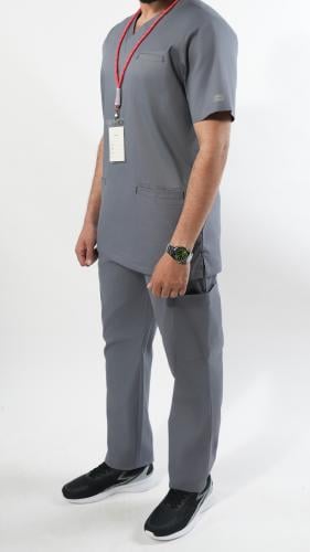 سكرب سوار الفاخر رجالي رصاصي غامق