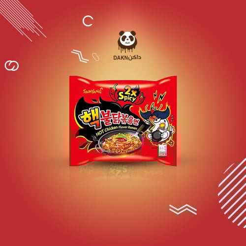 مكرونة Samyang الكورية احمر 2X