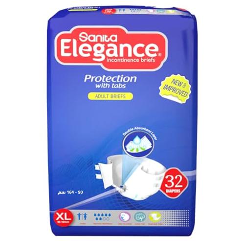 حفايض سانيتا اليجانس للبالغين 32 حفاض - XL