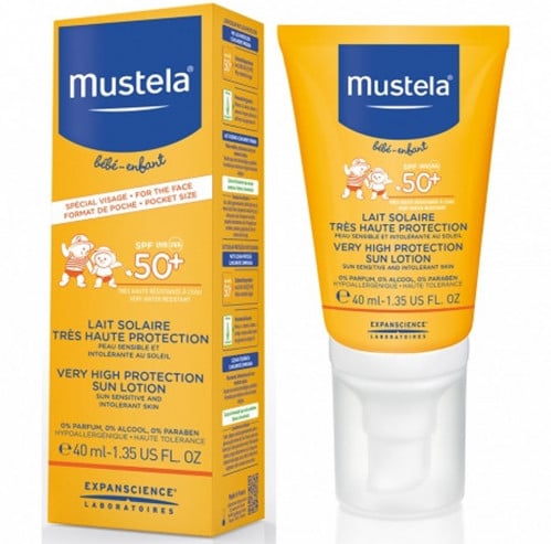 موستيلا لوشن حماية عالية من الشمس+50 40مل MUSTELA...