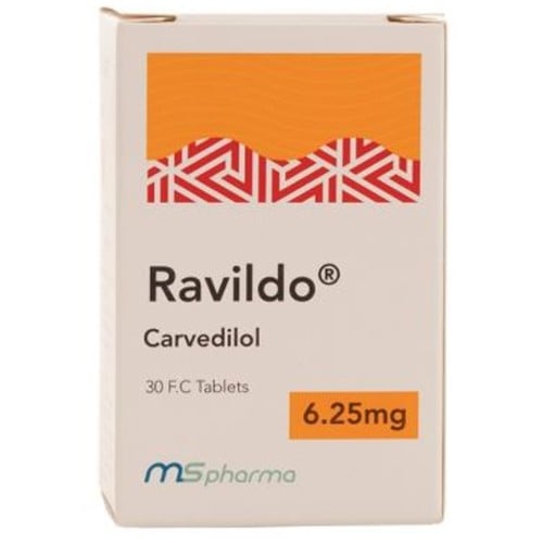 Ravilud carvedilol 6.25 mg 30 capsules