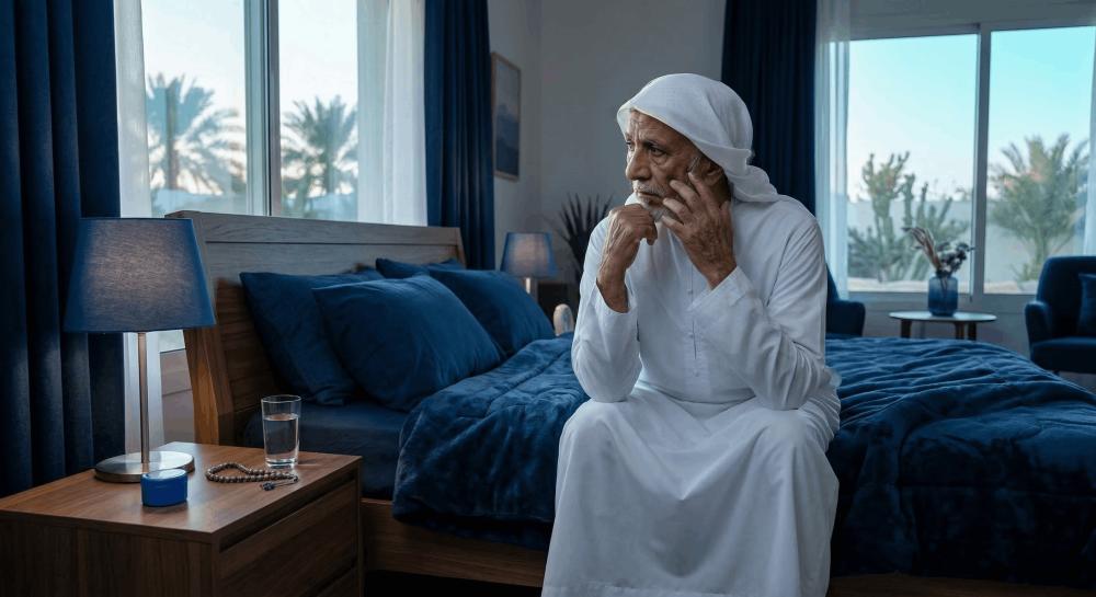 مشاكل النوم عند كبار السن: دليل شامل للصحة والراحة