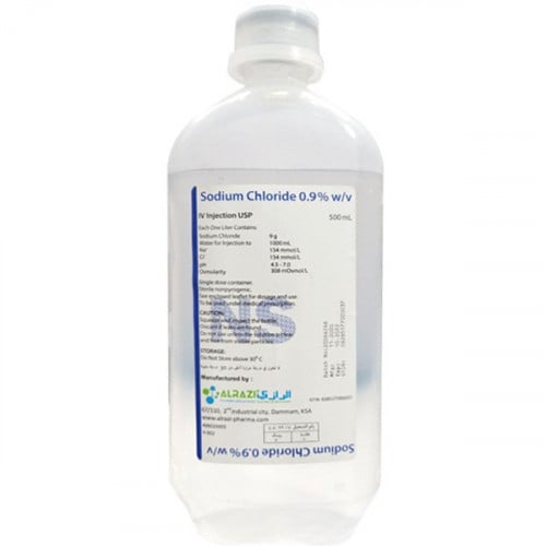Sodium Chloride 0.9% w/v 500 ml
