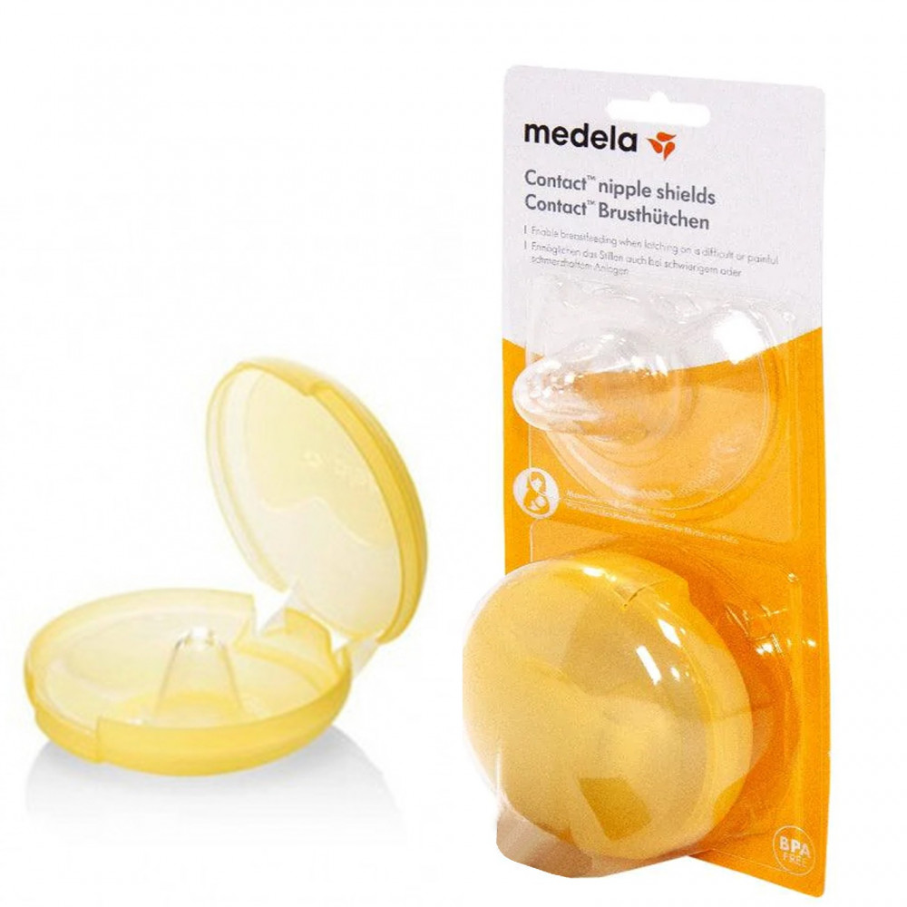 Medela Contact Nipple Shields With Carrying Case 20mm for